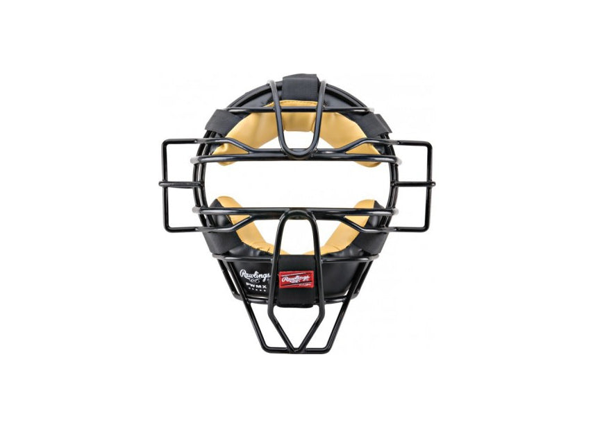 Rawlings PWMX Honkbal Scheidsrechters/Catchers Masker - Zwart - Volwassenen