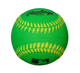 24 stuks - Rawlings - Sponge Rubber Honkballen - in 4 Neon Kleuren - 9 inch