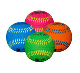 24 stuks - Rawlings - Sponge Rubber Honkballen - in 4 Neon Kleuren - 9 inch