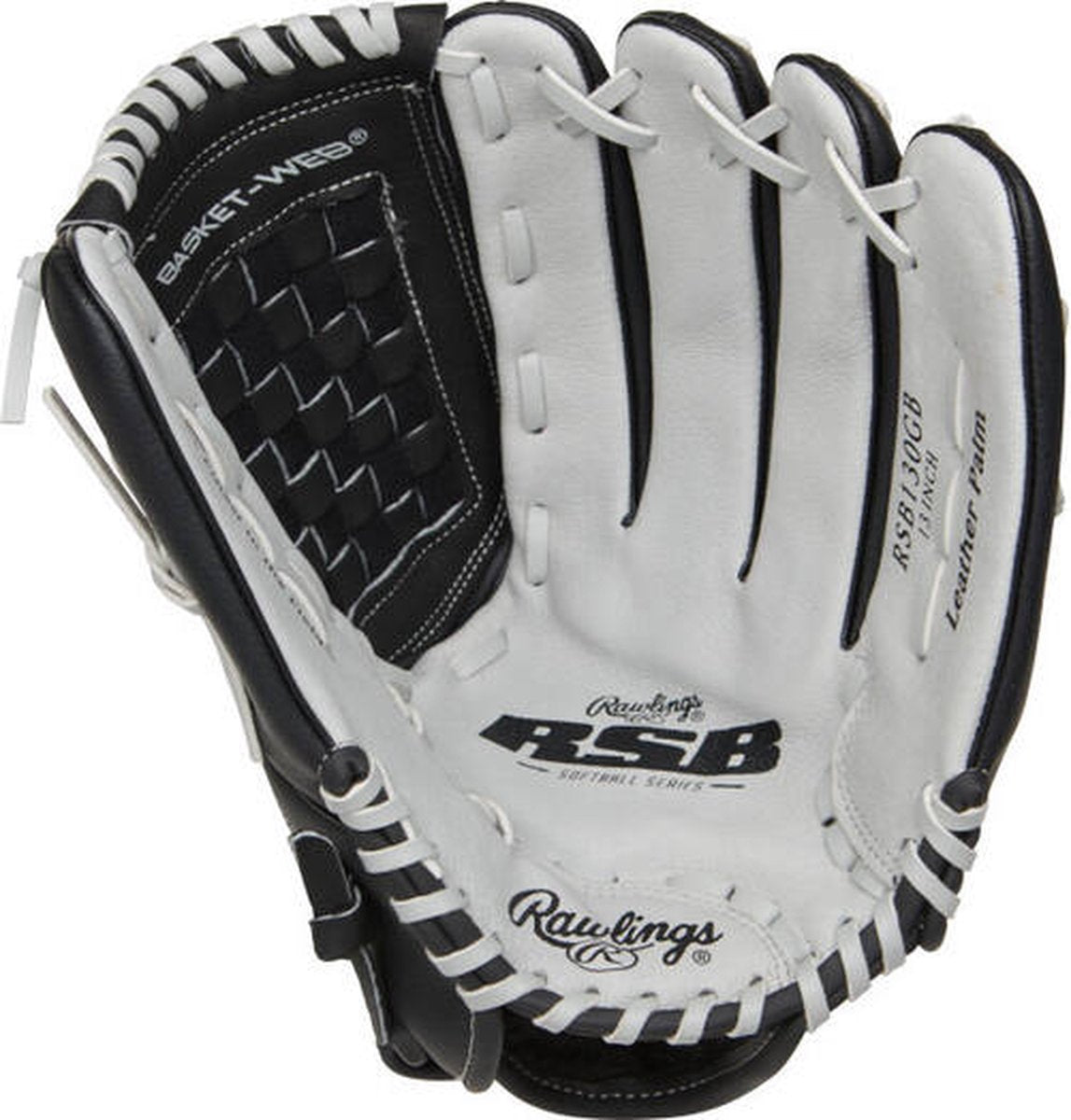 RSB140GB Honkbal Softbal Handschoen - Volwassenen - Zwart/Grijs - 14 inch