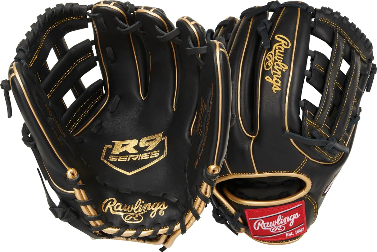 Baseball Glove - R9 Series - Full Leather - R9315-6BG - Pro H Web