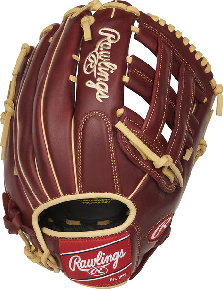 GL-301 RH gant de baseball cuir de 1er base pour adulte, Marron GL-301 RH gant de baseball cuir de 1er base pour adulte, Marron