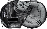 Honkbal Catcher Handschoen - A360 - Kinderen - (zwart/grijs) - 13,5 inch