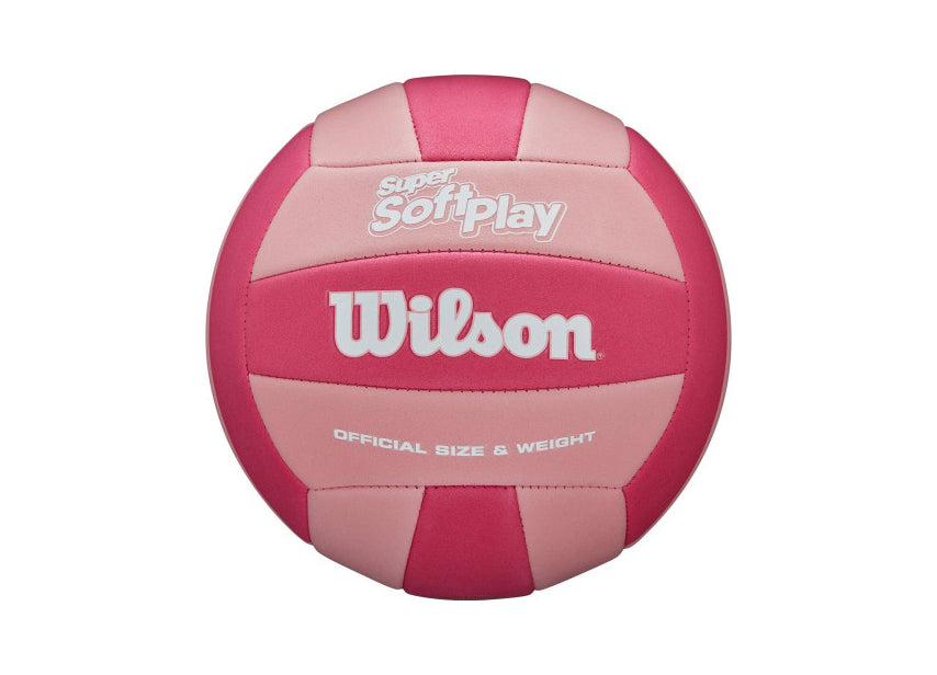 Wilson Super Soft Play Volleyball - Pink - Official Size