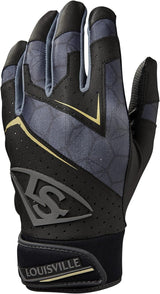 Louisville Slugger - Honkbal - MLB - JEUGD Versie - Slaghandschoentjes - Genuine V2 - Zwart - Jeugd Large
