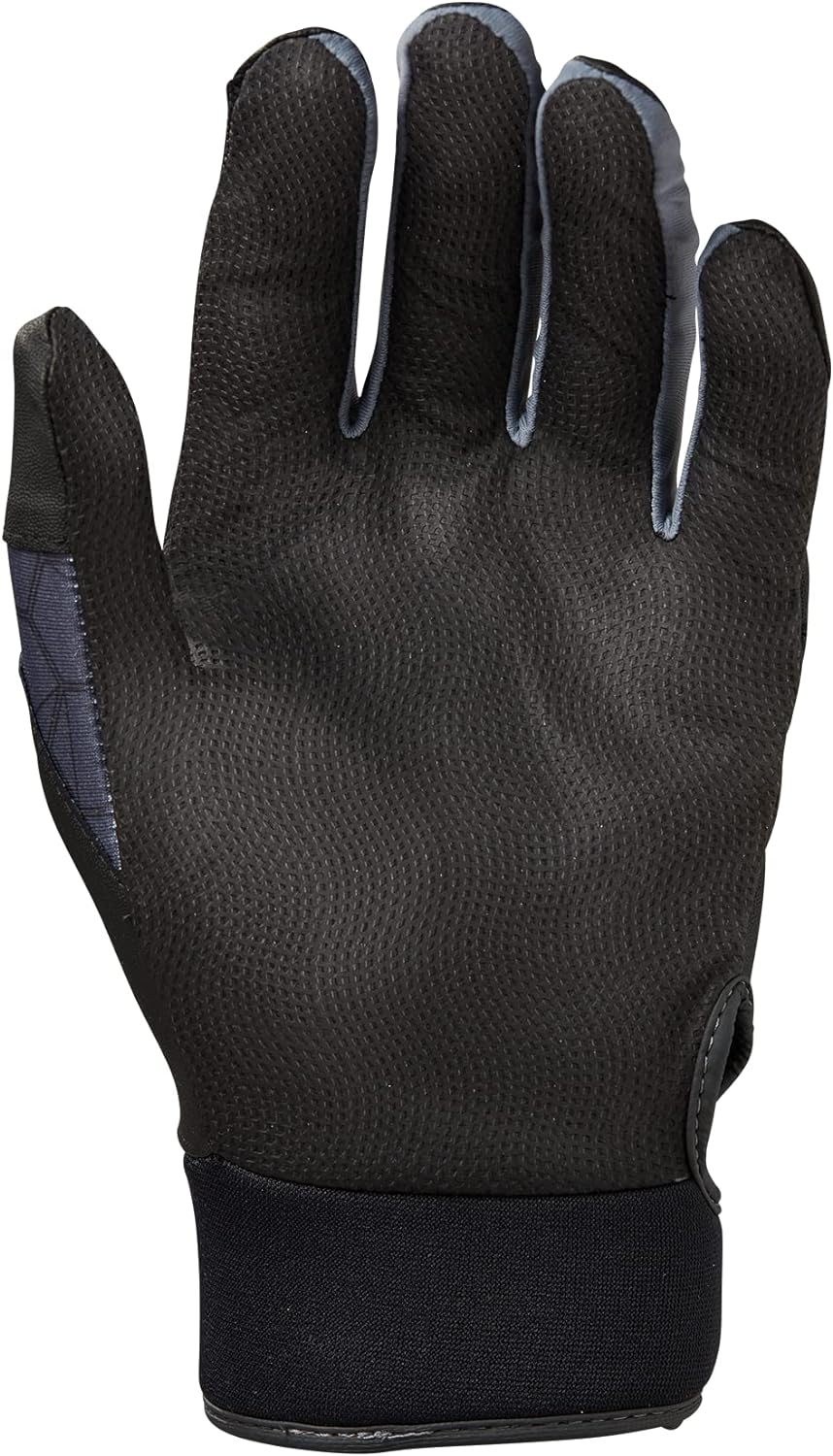 Louisville Slugger - Honkbal - MLB - JEUGD Versie - Slaghandschoentjes - Genuine V2 - Zwart - Jeugd Large