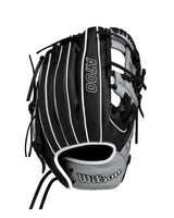 Wilson - Honkbalhandschoen - A700 - Jeugd - Zwart/Grijs - 11,5 inch