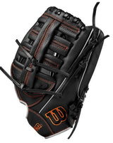 Wilson - Honkbalhandschoen - A700 - Jeugd - 12,5 inch - Zwart -  LHT (voor linkshandige werper)