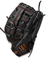 Wilson - Honkbalhandschoen - A700 - Jeugd - 12,5 inch - Zwart -  LHT (voor linkshandige werper)