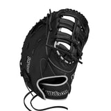 Wilson - Honkbal - Eerste Honkhandschoen - A700 - Jeugd - Zwart - 12 inch