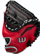 Wilson - Honkbal - Catcherhandschoen - A500 - Jeugd - Rood/Zwart - 32 inch