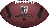Wilson - NFL - American Football - Ignition - Official Size - Bruin - Inclusief Opblaas Naaldventiel