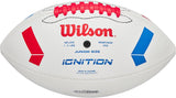 Wilson - NFL - American Football - Ignition - Junior - Wit - Inclusief Opblaas Naaldventiel