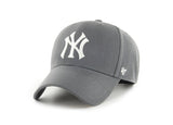 Casquette de baseball New York Yankees - Snapback - MVP Woolblend - Ajustable - Charcoal