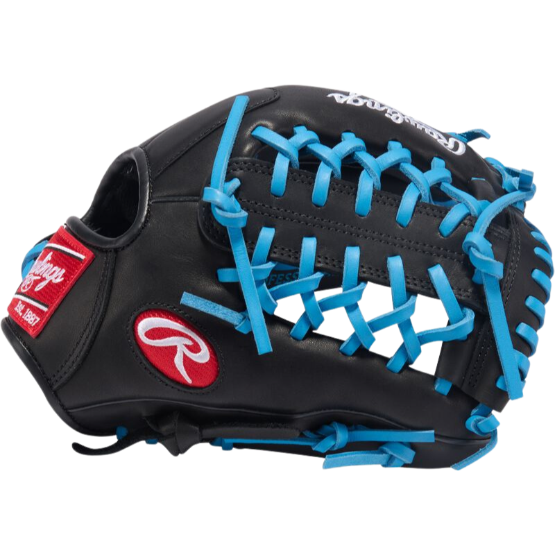 Rawlings R9115U-4BCB Honkbalhandschoen - 11,5 inch - Zwart/Blauw - JEUGD handschoen
