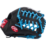 Rawlings R9115U-4BCB Honkbalhandschoen - 11,5 inch - Zwart/Blauw - JEUGD handschoen