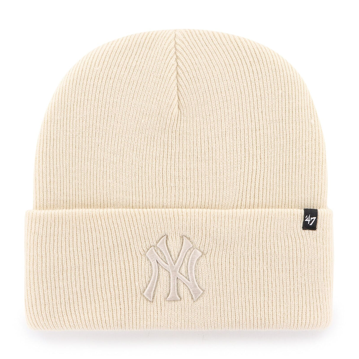 47 Brand - Muts - Beanie - Haymaker - NY Yankees Logo - Naturel