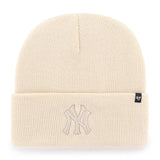47 Brand - Muts - Beanie - Haymaker - NY Yankees Logo - Naturel