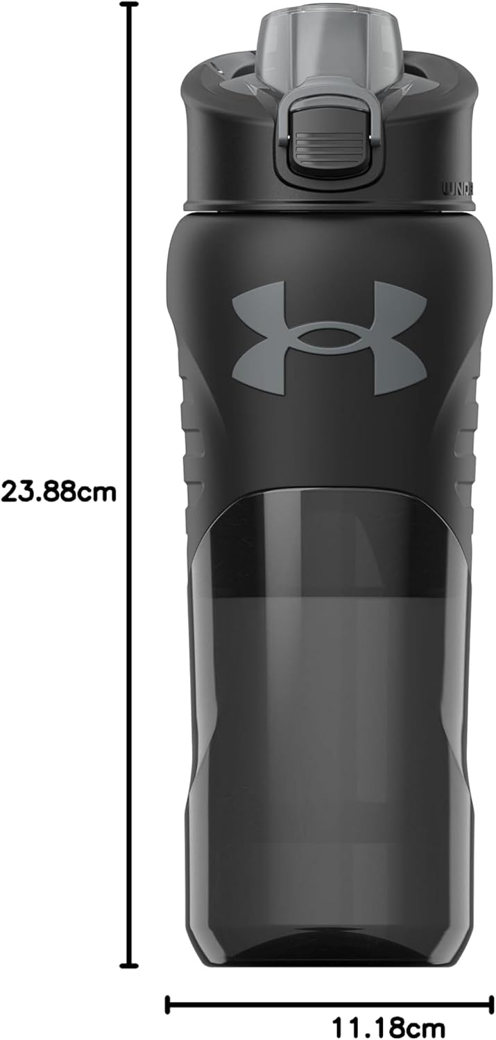 Under Armour - 24 oz - Clarity - Waterfles - Drinkfles - Zwart