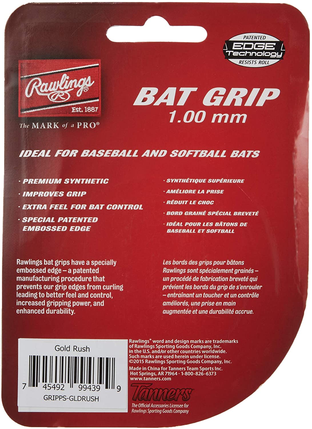 Bat Grip Softbal Honkbal Premium - Zwart