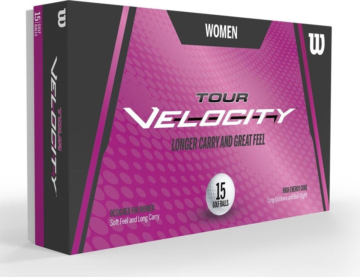Golfballen - 15 stuks - Velocity Tour Women - Wit