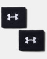 Under Armour Performance Zweetbanden/Polsbanden - Set Van 2 - Zwart - One Size