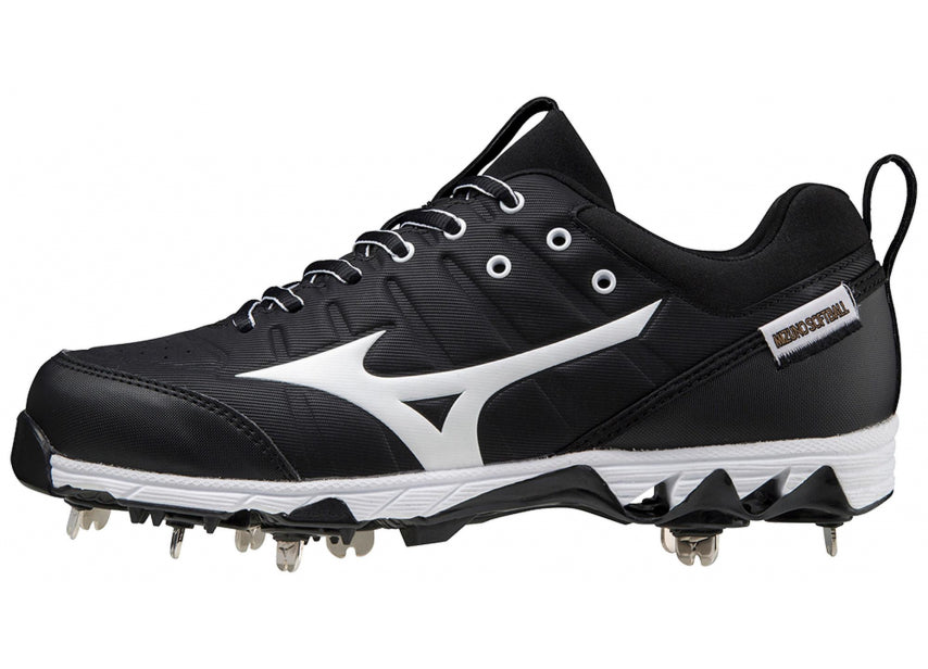 Chaussures de baseball - Softball - 9-Spike - Swift 7 - Pointes en métal - Noir - US 11