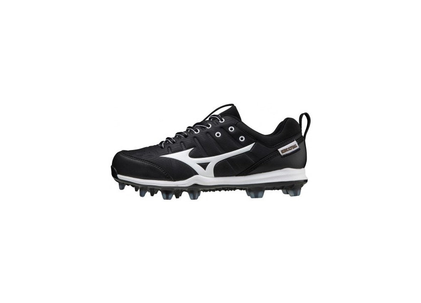 Baseball Shoes - Softball - 9-Spike - Plastic Spikes - (black) - US 10