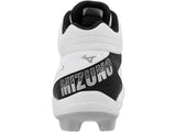 Mizuno - Cushionrevo - Diamond - Mid - TPU Molded - Wit/Zwart