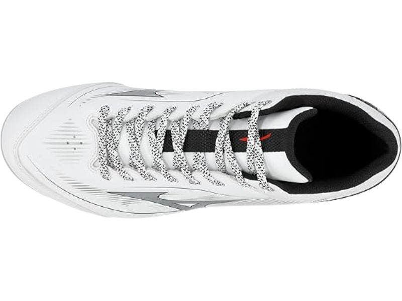 Mizuno - Cushionrevo - Diamond - Mid - TPU Molded - Wit/Zwart
