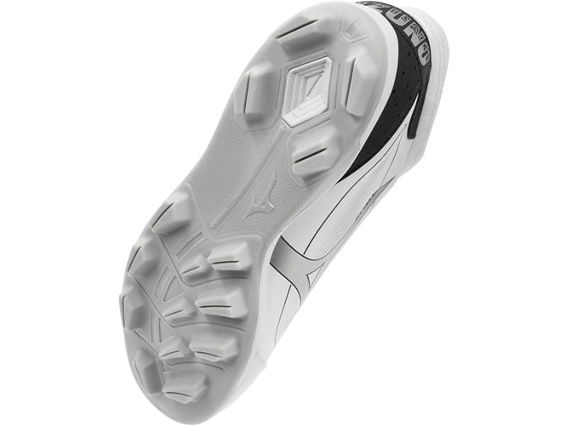 Mizuno - Cushionrevo - Diamond - Mid - TPU Molded - Wit/Zwart