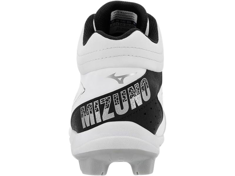 Mizuno - Cushionrevo - Diamond - Mid - TPU Molded - Wit/Zwart