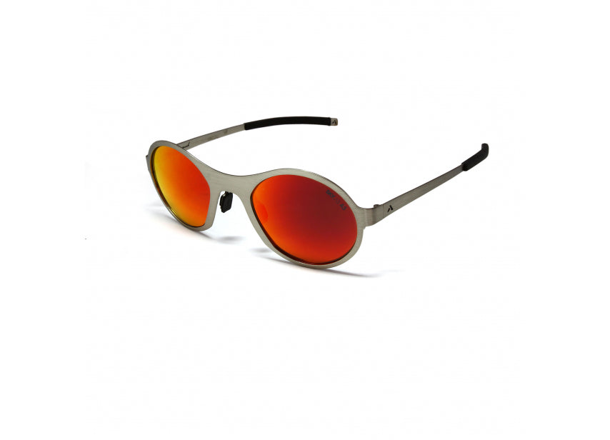 Sonnenbrille Herren – Steampunk-Sonnenbrille – Polycarbonat-Gläser (rot)