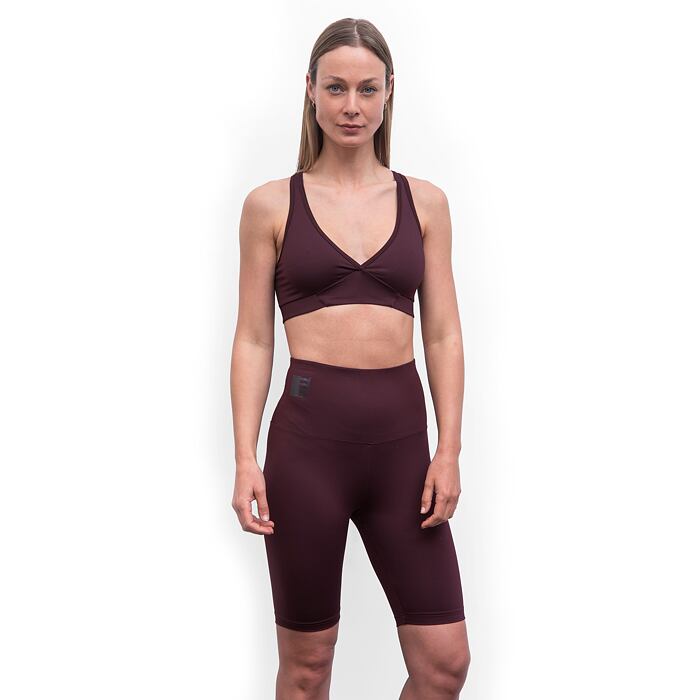 Sensor - Infinity Eco - Leggings - Biker Shorts - Dames - Bordeaux - Small