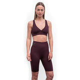 Sensor - Infinity Eco - Leggings - Biker Shorts - Dames - Bordeaux - Small