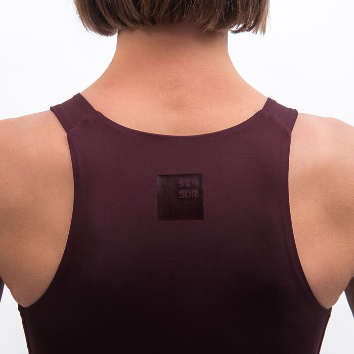 Sensor - nfinity Eco - Crop Top - Dames - Port Red - Small