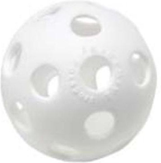 Benson - Honkballen - 1 stuk - Wiffle Plastic Baseball/Pickleball - Wit - 9 inch