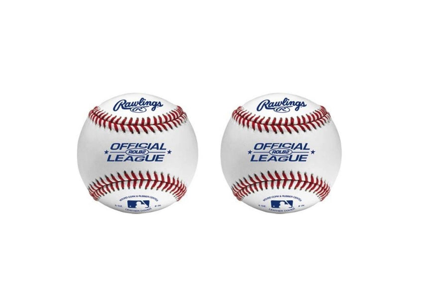 Balle de baseball en cuir - ROLB2 - 2 pièces