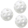 Benson - Honkballen - 3 Stuks Wiffle Plastic Baseball/Pickleball - Wit - 9 inch