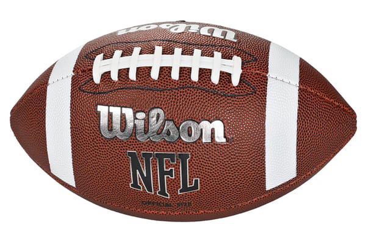 Nfl Official Full Size American Football - Incl. Naaldnippel (Bruin)