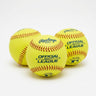 Rawlings - Leren Honkbal - Optic Yellow - Wedstrijd Honkbal - Trainings Honkbal (Geel)-3 STUKS